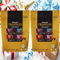Assorted Chocolate Truffles Gift Set Individually Wrapped Milk and Dark Chocolate with Creamy Filling 16.25 oz Holiday (2 Pack)
