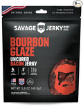 Generic Savage! Jerky Co Jerky Bourbon Glaze 1.6 Oz Pack Of 8