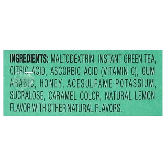 4C Zero Sugar Powdered Drink Mix Cannisters Green Tea 1 Pack 22 Quarts Family Sized Cannister Low Calorie Thirst Quenching Flavors