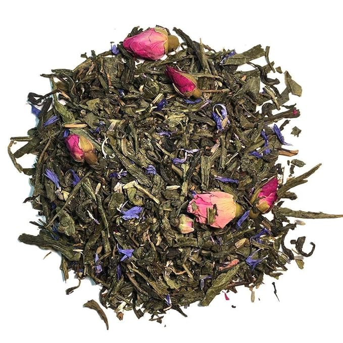 Organic Positively Tea Company Secret Garden Green Tea Loose Leaf 16 Ounce