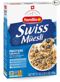 Familia Swiss Protein Crunch Muesli 21 oz (Pack of 6)