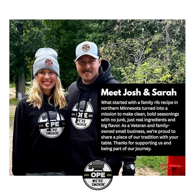 Ope We’re Smokin’ All-Purpose &amp Rib Rub Duo – Premium BBQ Seasoning Blend for Grilling Smoking &amp Roasting – Bold Flavor Dry Rub for Meat Pork Ribs Chicken &amp More – 2-Pack