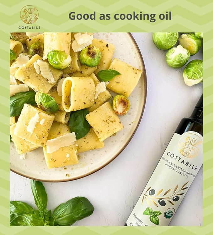 Orange &amp Basil infused olive oil from Puglia. Fresh flavor to enhance your dishes - COSTABILE