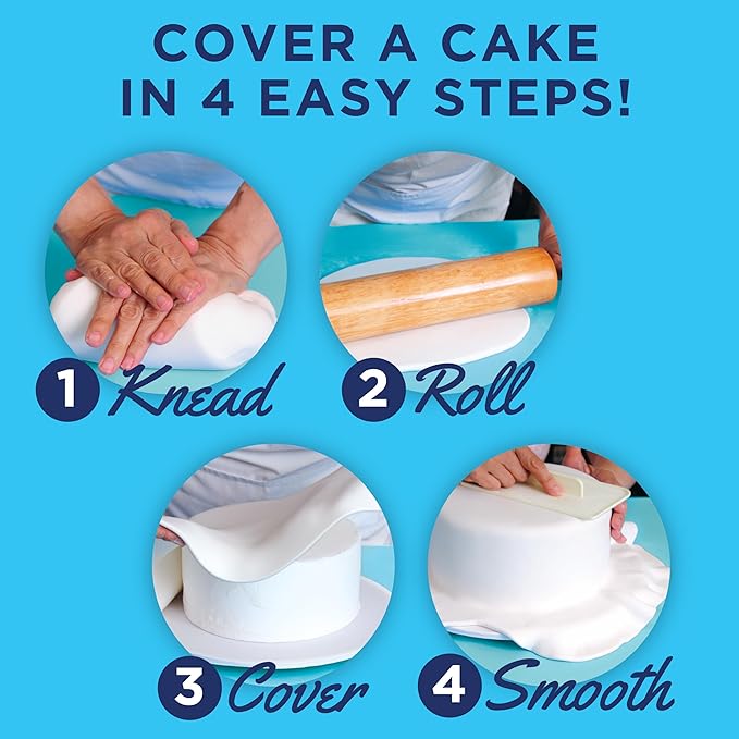 Satin Ice Fondant for Cake Decorating Orange (2 Pound)