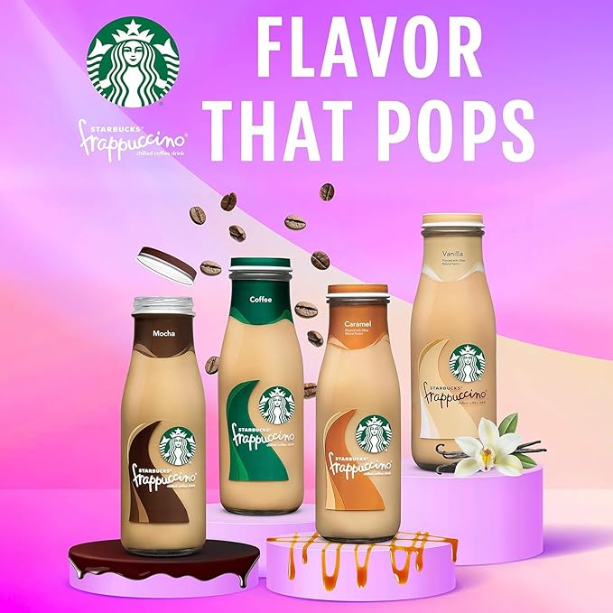 Starbucks Frappuccino Lite Chocolate Gelato 9.5 Fl Oz Bottles (Pack of 12)
