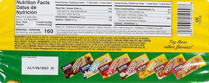 Goya Pineapple Wafers 4.94 Ounce (Pack of 24)