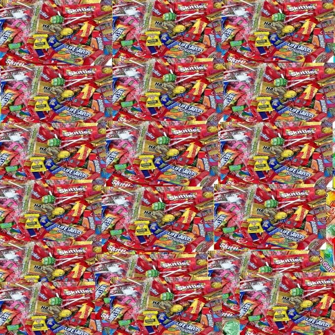 ASSORTED VARIETY BULK CANDY MIX 8.5 LB of Assorted Individually Wrapped Snack Size Candy Mix Skittles Starburst Haribo Jolly Ranchers and More for Pinata Filler Kids Parties and Office Candy
