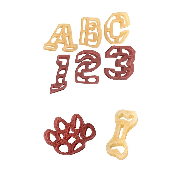 4 Pack: 2 ABC123 Pasta &amp 2 Dog Lovers Pasta