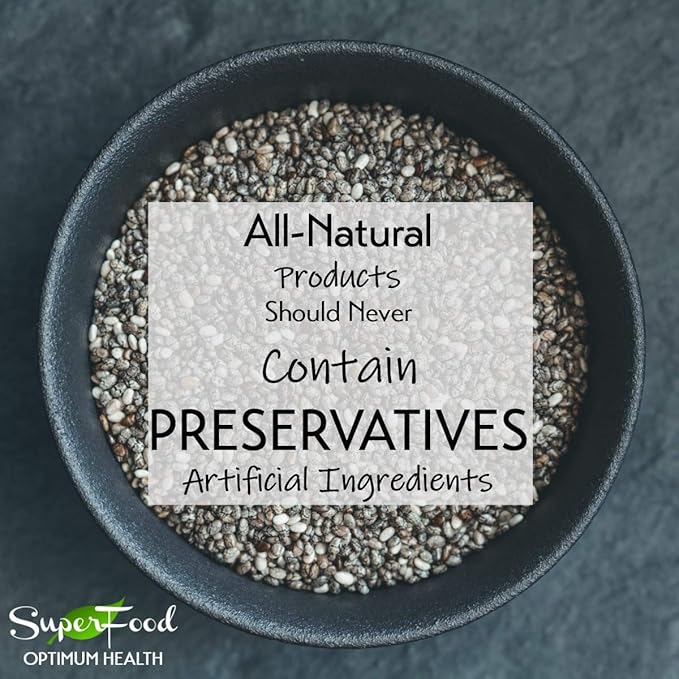 Gerbs Raw Black Chia Seeds 2 lbs. | Small-Batch Packed in Resealable Bag No Artificial Additives | Mildly Nutty Flavor Ideal for Yogurt Oatmeal &amp Baking | Top 14 Allergen-Free