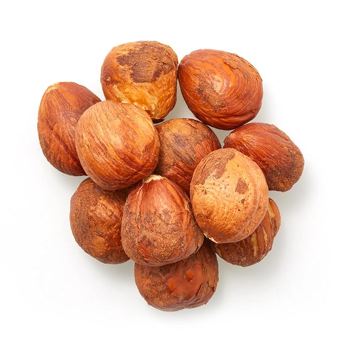 Elan Organic Raw Hazelnuts Unsalted Unroasted Shelled Raw Nuts With Skins Healthy Snacks Non-GMO Vegan Gluten-Free Kosher Filberts 8 pack of 5.8 oz