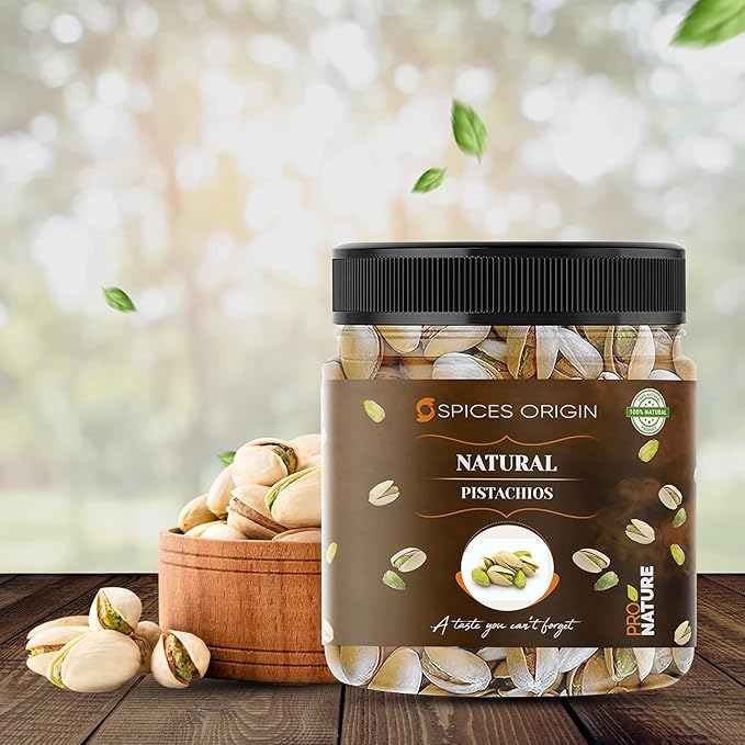 Spices Origin Dry Fruits Roasted &amp Lightly Salted Pistachios 250G_Packing May Vary