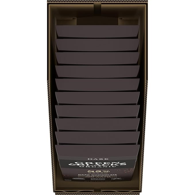 Green &amp Black's Organic Dark Chocolate Bar 85% Cacao 10 - 3.17 oz Bars