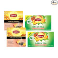 Lipton Peach Green Tea &amp Peach Mango Black Tea 20 CT (2ea) (Variety Pack)