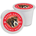 Boxer Coffee 52ct Organic House Blend – Certified Organic Medium Roast Coffee Pods – Specialty Grade Artisan Single-Serve Cups – Compatible with Keurig K-Cup Brewers