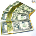 Million Dollar Chocolate Bar – Rich Milk Chocolate Novelty Candy Gift Money-Themed Treat Party Favor Stocking Stuffer - Pack of 6