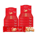 RED Delight®™ Blonde Caramelized White Chocolate 12 Count Box of Grab N Go Travel Size Bars (0.92 Ounces Each) (7 Boxes - Total of 84 Bars)
