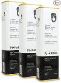 P.J. KABOS 2024/25 Harvest Everyday Greek Extra Virgin Olive Oil Kosher Greece Cold Extracted 16.9 oz Tin Koroneiki Chef's Selection Classic - Delicate (3-Pack)