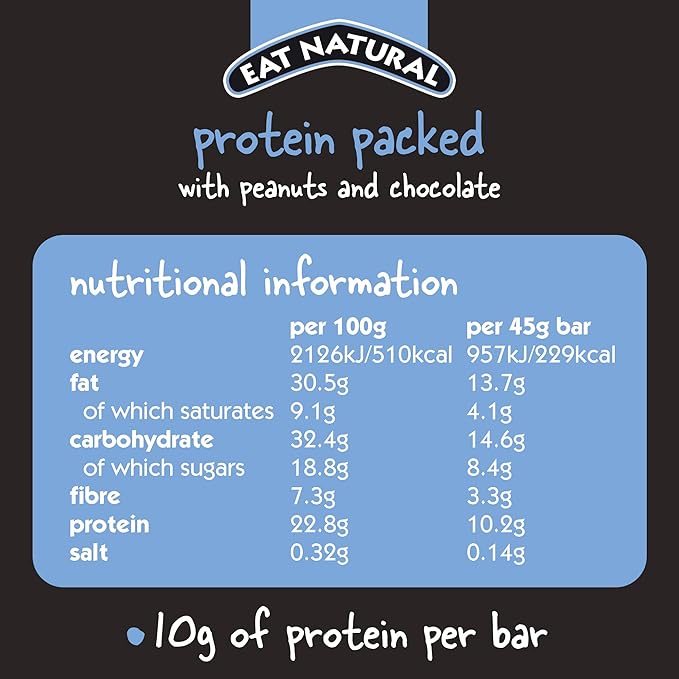 Eat Natural Protein Bar 45g Gluten Free 12 Pack