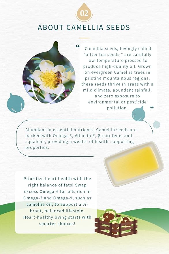 Meishan Camellia Oil Cooperative Premium Camellia Oil 500ml.