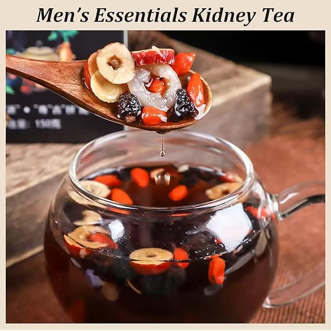 Ginseng Mulberry Herbal Tea 20 bags Kidney Tea Formula Ginseng Six Treasure Tea Organic Liver Support &amp Kidney Cleanse -Healthy Cleansing for Men &amp Women Te Para Limpiar Los Riñones (20bag/