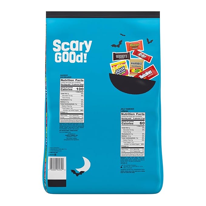 Hershey Miniatures Assorted Flavored Halloween Candy Bulk Bag 97.96 oz (330 Pieces)