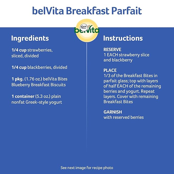 belVita Energy Snack Bites Variety Pack Whole Grain Breakfast Snacks Banana Dark Chocolate (9) Lemon Poppy Seed (8) &amp Blueberry Sunflower Seed (8) 25 Count