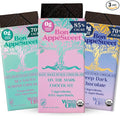 Bon Appesweet Date Sweetened Chocolate Bar - Darker Variety Pack | 2.2 Ounce (Pack of 3) | Organic Zero Added Sugar 70-85% Cacao Plant Based Dairy Free and Guilt Free!