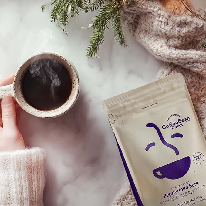Coffee Bean Direct Cinnamon Swirl Eggnog Flavored Whole Bean Coffee 2.5 Pound Bag (Pack of 1)