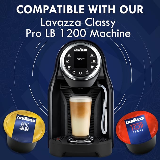 Lavazza Blue Coffee Capsules Variety Pack – 10 Count (5 Pods Each) – Includes Top Class &amp Caffè Crema Blends – Compatible with Lavazza LB Espresso Machines Only – Premium Italian Coffee