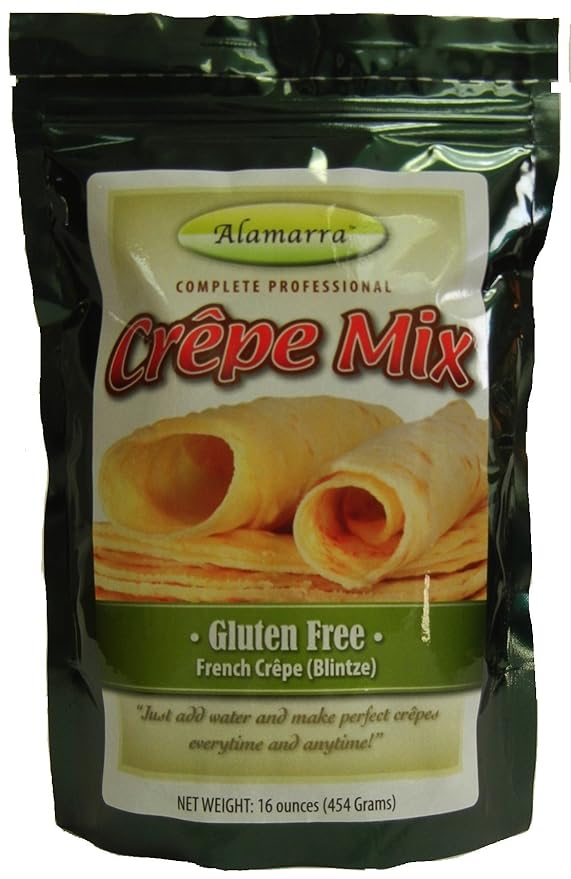 Alamarra - Gluten Free Instant Crepe Mix - Five 16 Oz. Packages