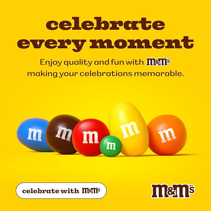 M&ampM’S WORLD Dark Blue Milk Chocolate Candy Bulk 2lbs of M&ampM'S in Resealable Pack for Candy Bars Birthday Parties Graduations Congrats Celebrations &amp DIY Party Favors