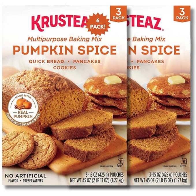 Pumpkin Spice Multipurpose Baking Mix Bundle – 6 Pack (15 oz. Each)