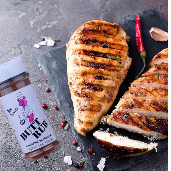 Bad Byron’s Butt Rub Barbeque Seasoning Shaker Bundle | Award-Winning All-Purpose Dry Rub for Pork Chicken Beef &amp More 26 oz &amp 4.5 oz