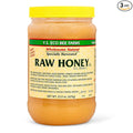 Y.S. Bee Farms Organic Honey Raw Unfiltered - 22 oz 3 Pack - U.S. Grade A Raw Honey Packed by ILIOS