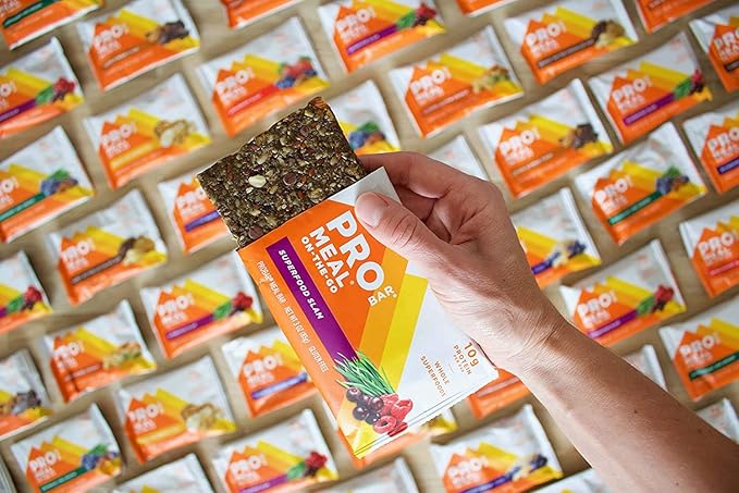 PROBAR - Meal Bar 12 Flavor Variety Pack - Natural Energy Non-GMO Gluten-Free Plant-Based Whole-Food Ingredients 3 Ounce Bars (Pack of 12) - Flavors May Vary