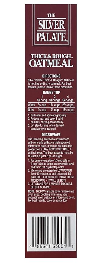 The Silver Palate Oatmeal Thick &amp Rough 14-Ounce Box (Pack of 4)