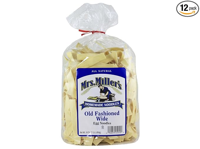 AmishTastes Mrs. Miller's Old-Fashioned Wide Noodles 16 Oz. (Case of 12)