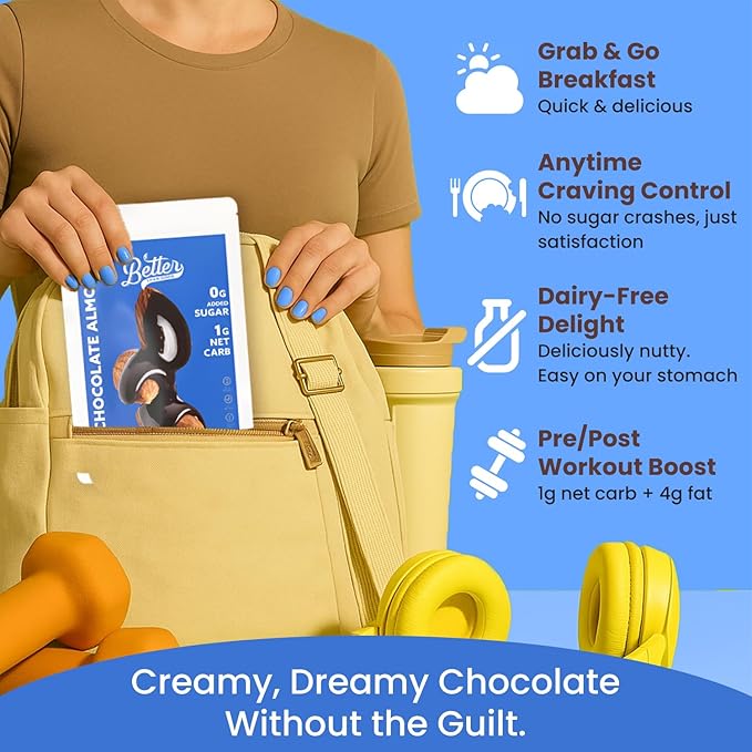 Better than good Keto-Friendly Vegan Dark Chocolate Almonds – No Sugar Gluten-Free High-Protein Diabetics Snacks Sweet &amp Salty Ethically Sourced 1 Net Carb All-Natural (2 Pack 6.5oz Each)