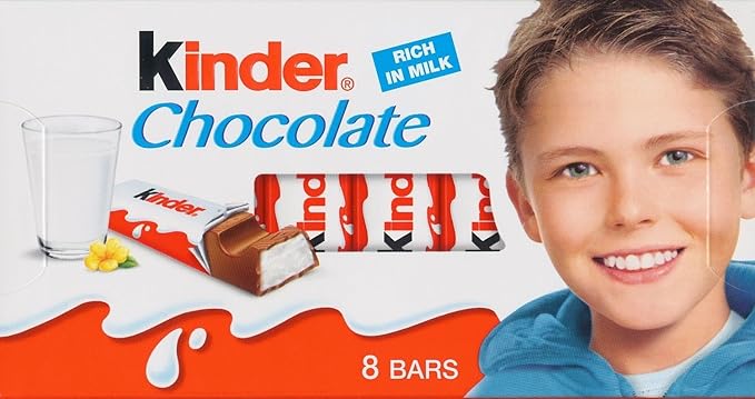 Kinder Chocolate CASE 8 Count (Pack of 10)
