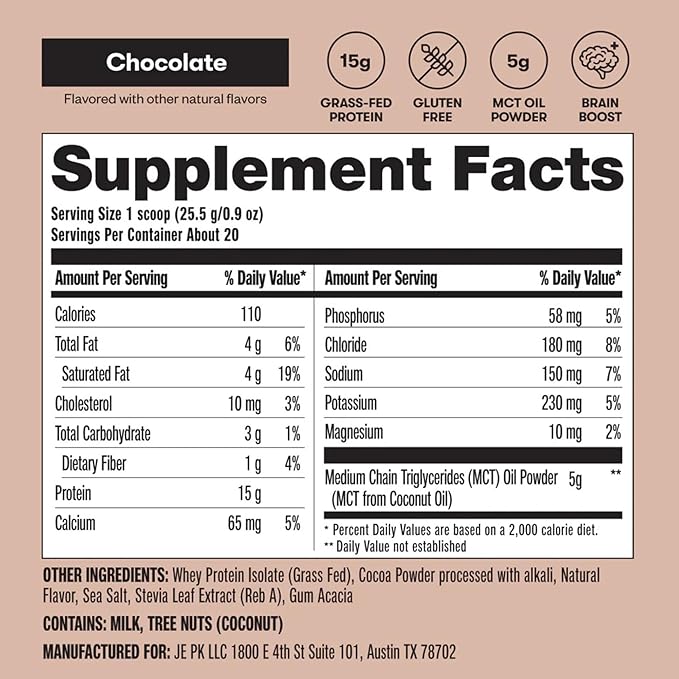 Perfect Keto Snack &amp Shake Bundle – Almond Butter Brownie Keto Bars (12 ct) + Grass-Fed Whey Protein Isolate Chocolate | Low Net Carbs No Added Sugar Gluten Free
