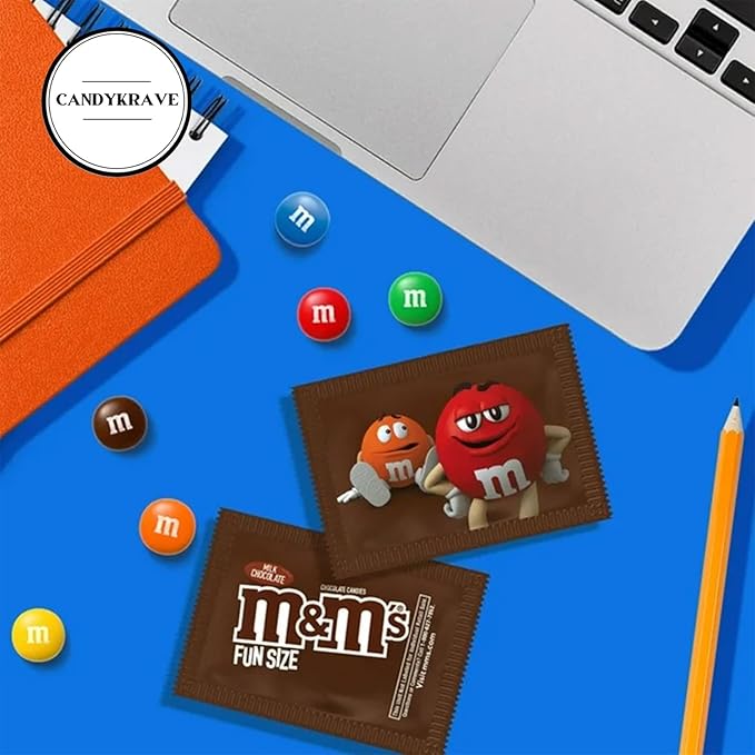 M n M's Milk Chocolate Candy - 2 lbs Bulk Pack - Individually Wrapped Fun Size Candy for Freshness - Colorful Delicious Sweets for Kids Adults Pantry Office &amp Birthdays