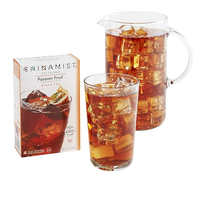 China Mist Passion Fruit Black Tea Bags for Iced Tea (3 Pack)