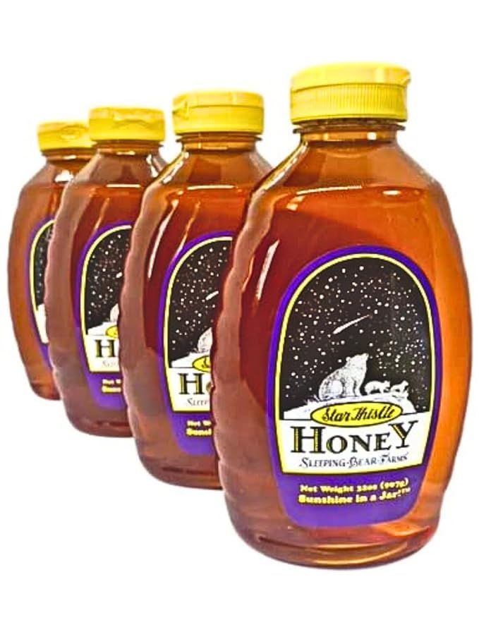 Sleeping Bear Farms Star Thistle Honey 32oz. Bottle