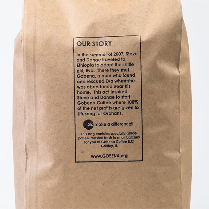 Gobena Coffee 2lb Go-Blend Ground Fresh Roasted Dark Roast 100% Arabica Specialty Coffee 32 ounces 2 pounds Bulk