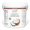 Organic Refined Coconut Oil (RBD) | Gallon Pail | by Miracle Palm