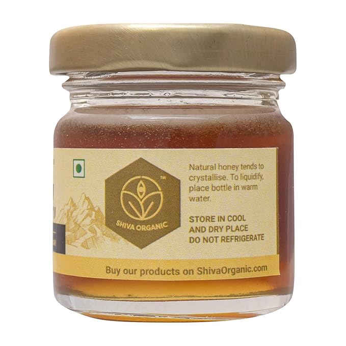 Shiva Organic High Altitude Dew Honey 50g Himalayan Pure Honey with Purest Form