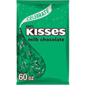 HERSHEY'S KISSES Milk Chocolate Candy Bulk Bag Great Holiday Candy and Stocking Stuffers 60 oz