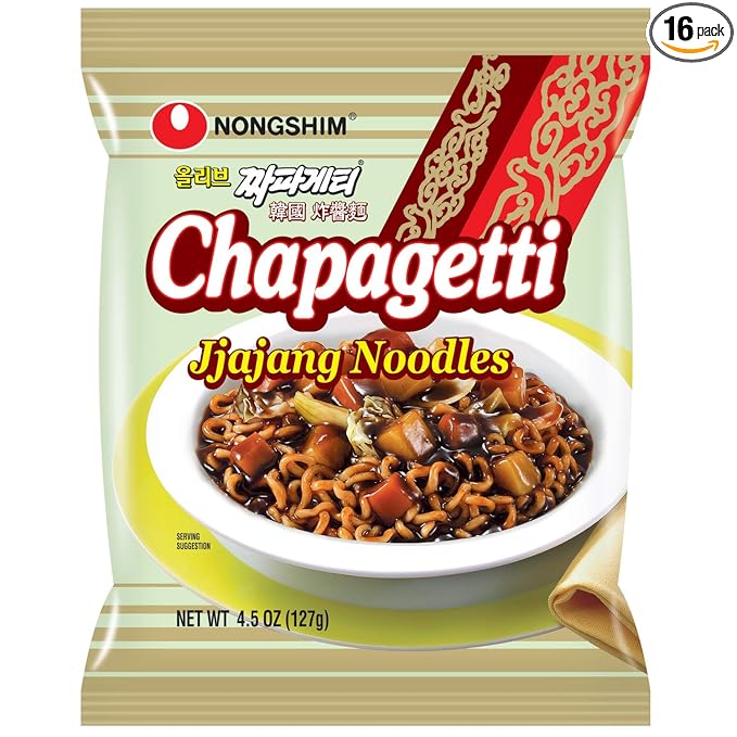 Nongshim Chapagetti Noodle 4.5 Ounce (Pack of 16)