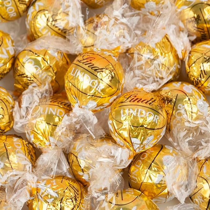 54pcs Gold Candy White Chocolate Truffles (24oz Bag or Approx 54pcs)