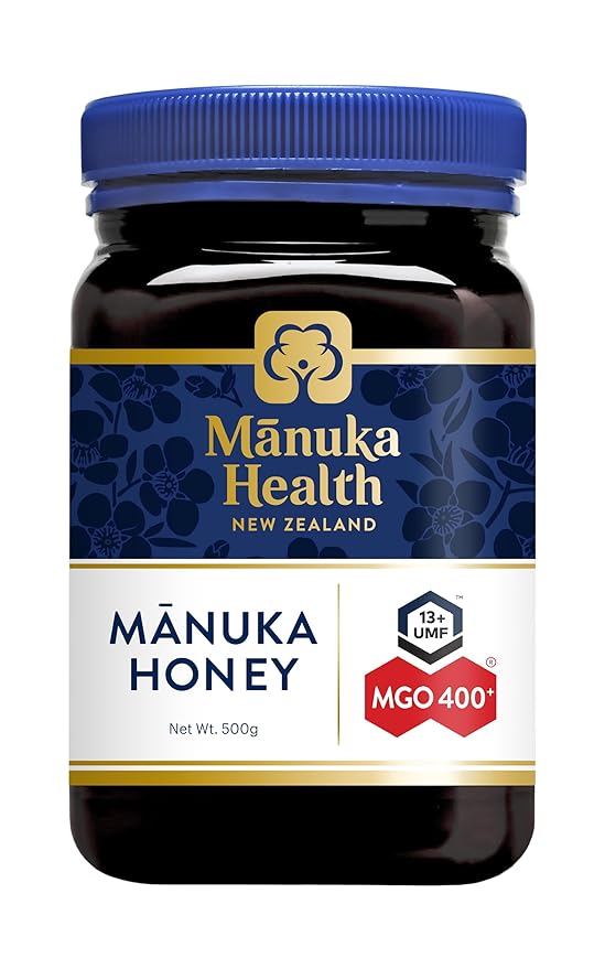 Manuka Health UMF 13+/MGO 400+ Manuka Honey (500g/17.6oz) Superfood Authentic Raw Honey from New Zealand
